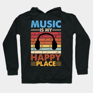 music is my happy place Hoodie